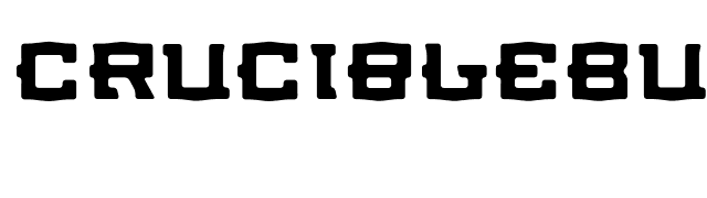 CrucibleBurnin-Ultra font preview