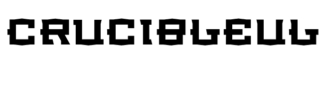 CrucibleUltra font preview