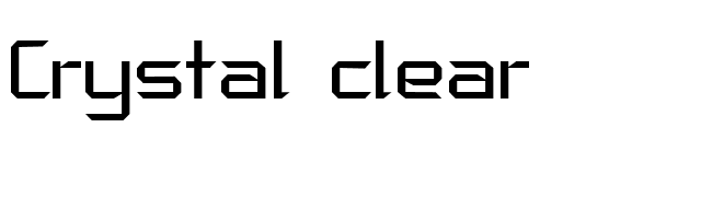 Crystal clear font preview