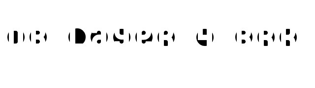 DB Layer 4 BRK font preview
