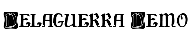 Delaguerra Demo font preview