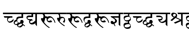 DevanagariDelhiSSK font preview