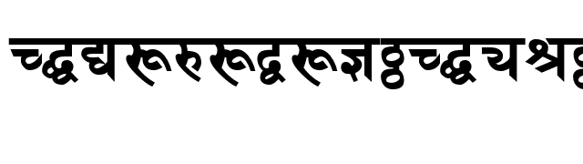 DevanagariDelhiSSK Bold font preview