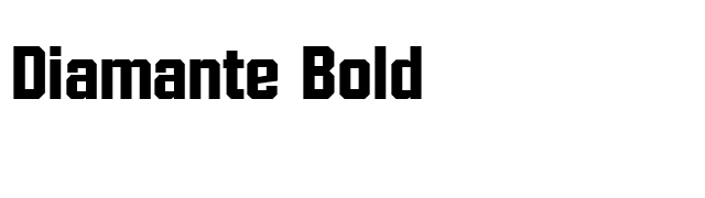 Diamante Bold font preview