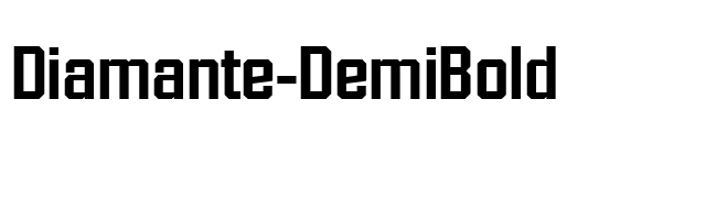 Diamante-DemiBold font preview