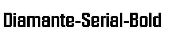 Diamante-Serial-Bold font preview