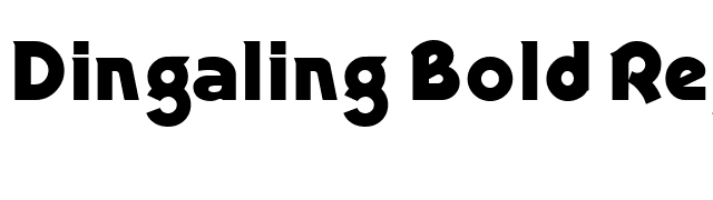 Dingaling Bold Regular font preview