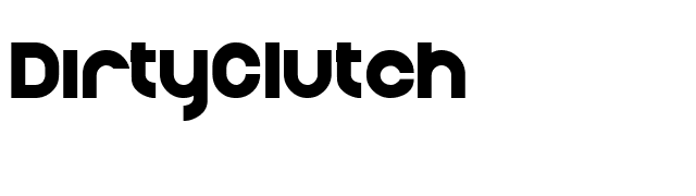 DirtyClutch font preview