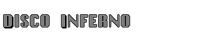 Disco Inferno font preview