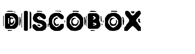 DISCOBOX font preview