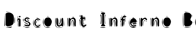 Discount Inferno Bold font preview