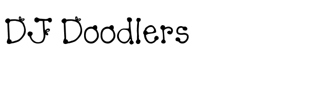 DJ Doodlers font preview