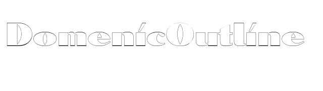 DomenicOutline font preview