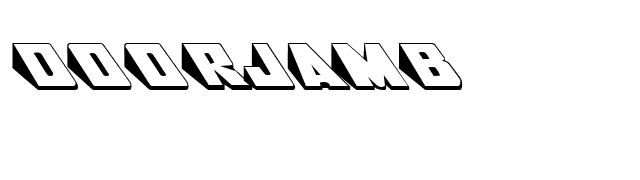 DoorJamb font preview