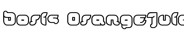 Doris OrangeJuicy font preview