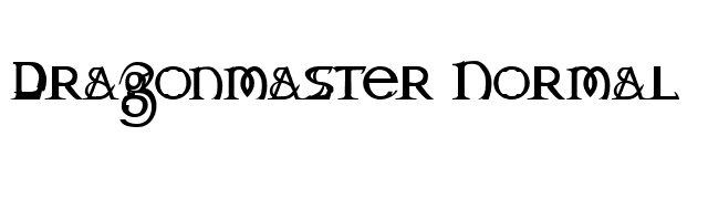 Dragonmaster Normal font preview