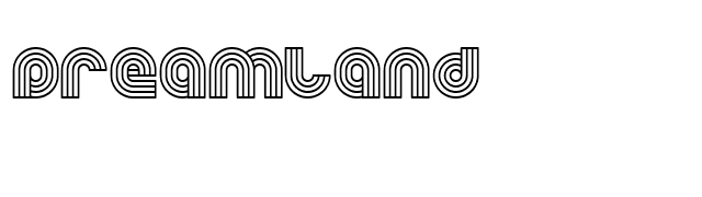 Dreamland font preview