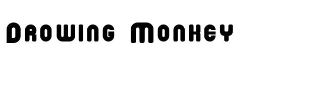 Drowing Monkey font preview