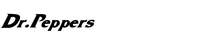 Dr.Peppers font preview