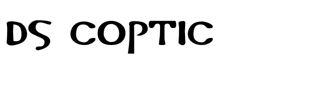 DS Coptic font preview