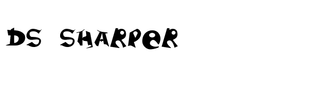 DS Sharper font preview