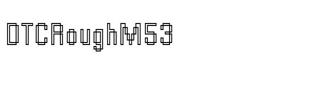 DTCRoughM53 font preview