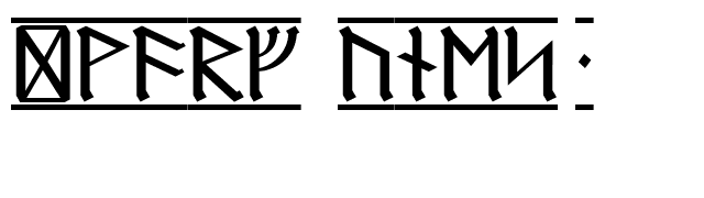 Dwarf Runes 1 Font - FontPalace.com