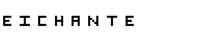 Eichante font preview