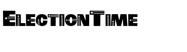 ElectionTime font preview