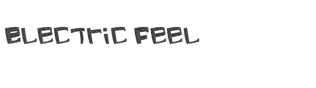 Electric Feel font preview