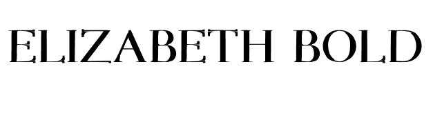 Elizabeth Bold font preview