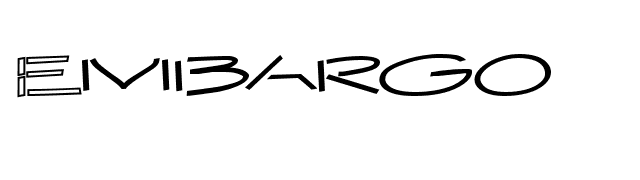 Embargo font preview