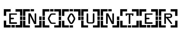 Encounter font preview