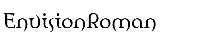 EnvisionRoman font preview