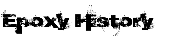 Epoxy History font preview