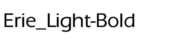 Erie_Light-Bold font preview