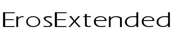 ErosExtended font preview