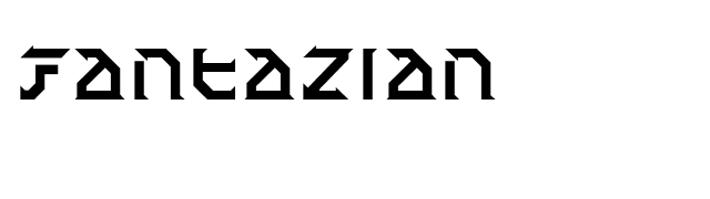 Fantazian font preview