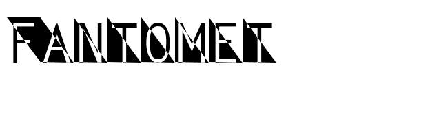 Fantomet font preview