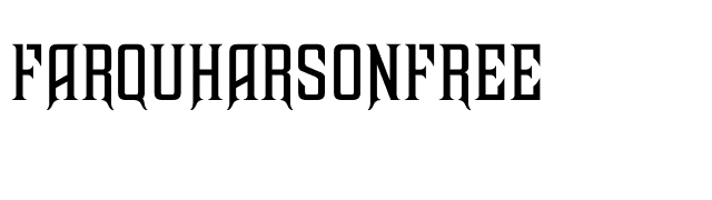 FarquharsonFree font preview