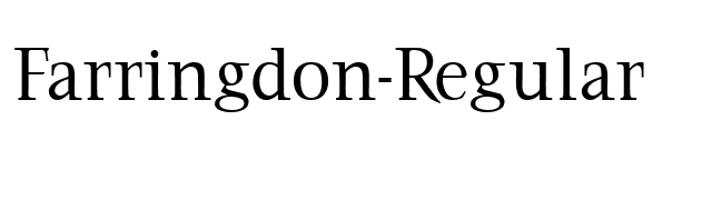 Farringdon-Regular font preview