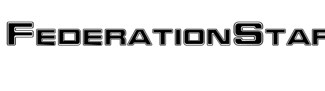 FederationStarfleet font preview