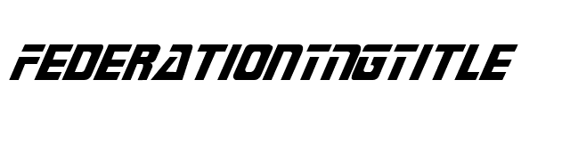 FederationTNGTitle font preview