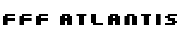 FFF Atlantis Bold font preview