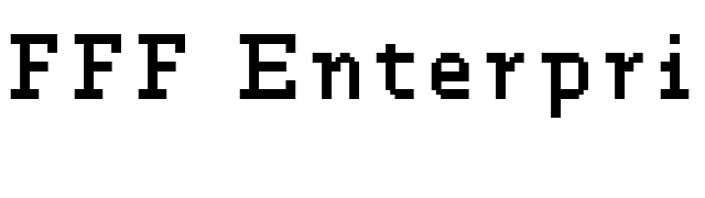 FFF Enterprise Extended font preview