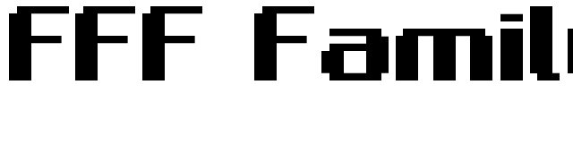 FFF Family font preview