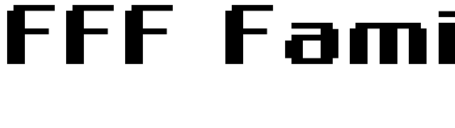 FFF Family Extended font preview