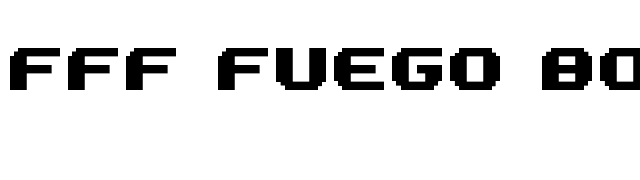 FFF Fuego Bold font preview