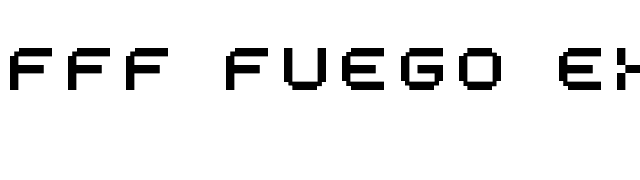 FFF Fuego Extended font preview