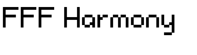 FFF Harmony font preview